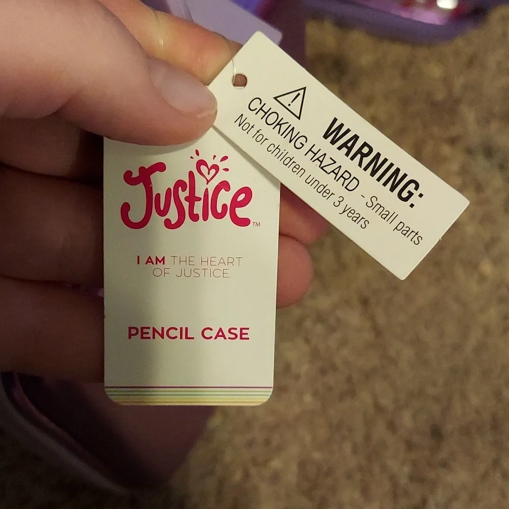 Justice Colorful Pencil Case
